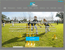 Tablet Screenshot of elitecricket.com.au
